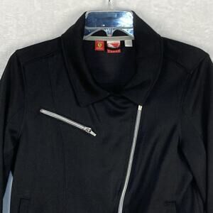 Puma x Ferrari Jacket Womens L Black Full Zip Moto Racing Baddie Luxury